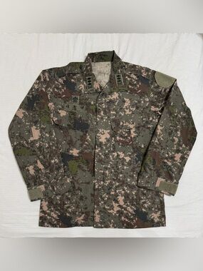 Issued South Korean Granite B Camo Field Shirt Men's Medium (19.75 inch PtP)
